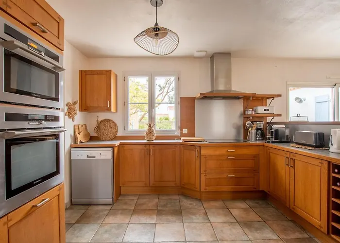 Maison 10 Personnes - Jardin - Noirmoutier-en-l Ile 诺亚芒提亚