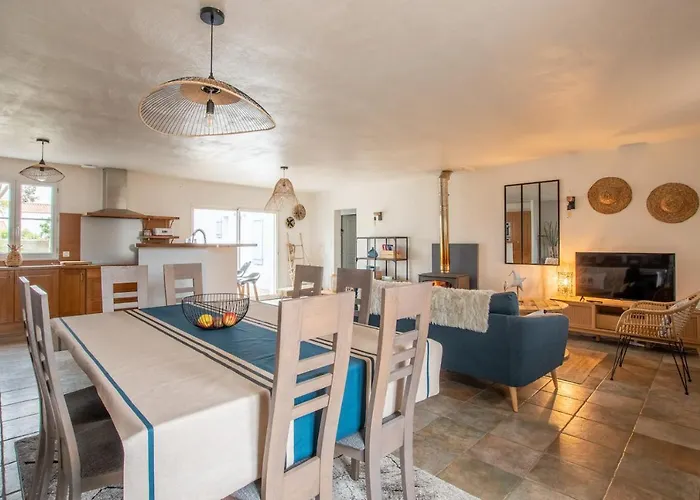 度假居 Maison 10 Personnes - Jardin - Noirmoutier-en-l Ile