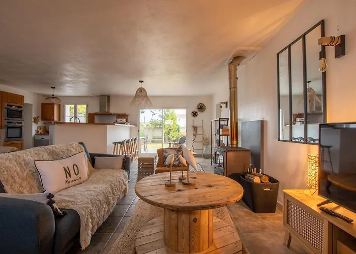 度假居 Maison 10 Personnes - Jardin - Noirmoutier-en-l Ile