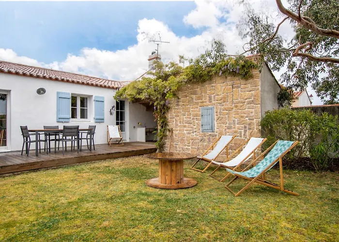 度假居 Maison 10 Personnes - Jardin - Noirmoutier-en-l Ile